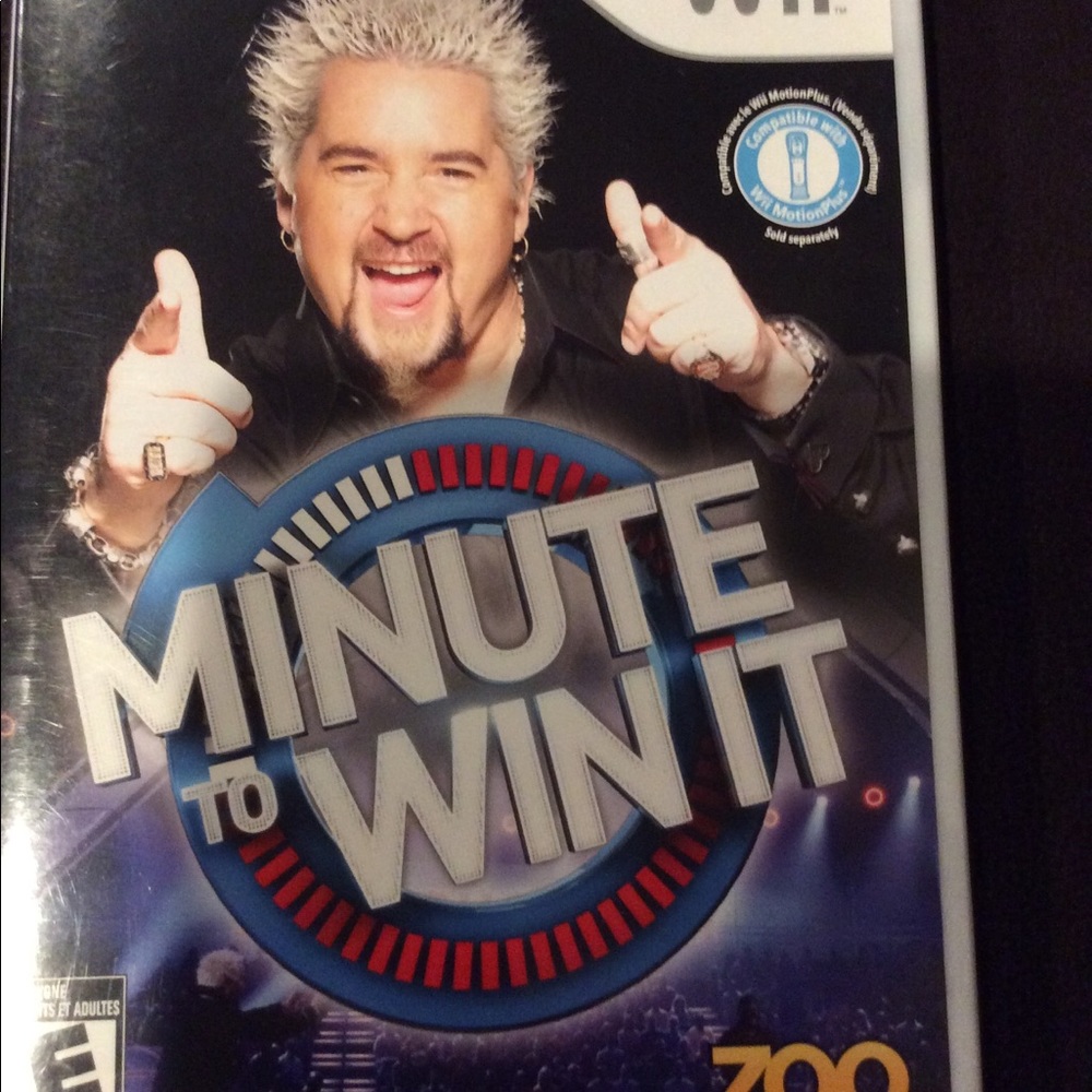 Wii Minute to win it game